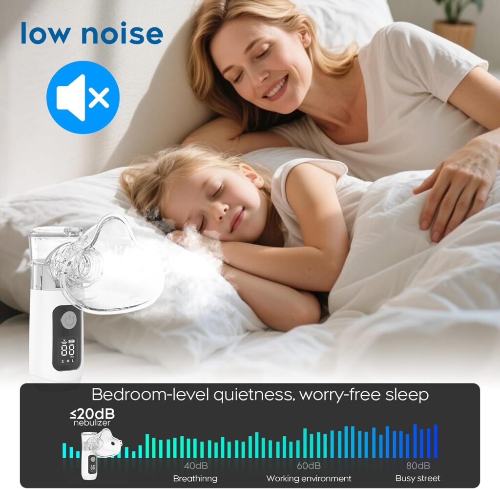 Ultra-Quiet Handheld Nebulizer with Self-Cleaning review