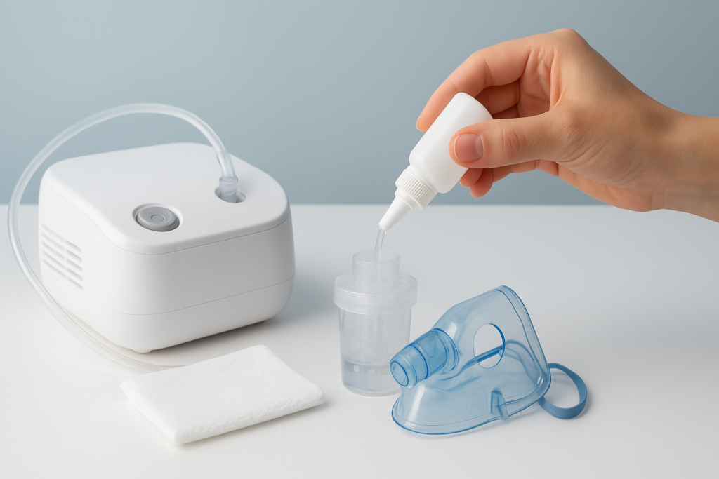 how to clean a nebulizer