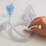 how to clean a nebulizer tubing