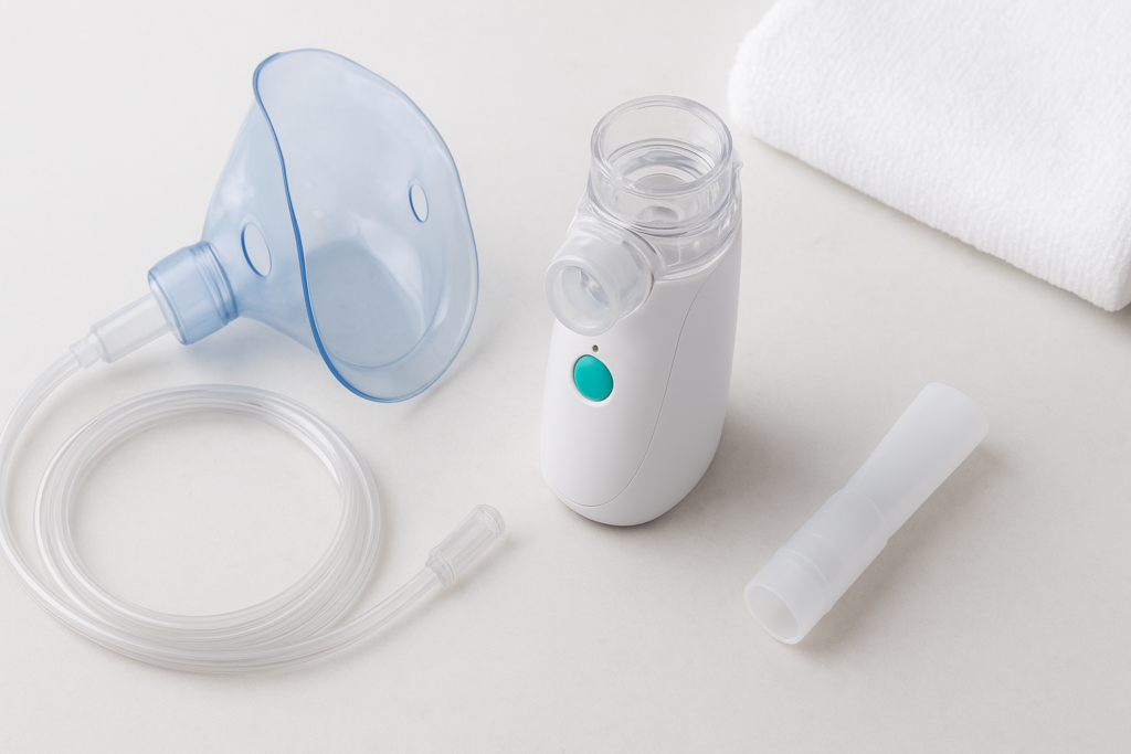 how to clean a portable nebulizer