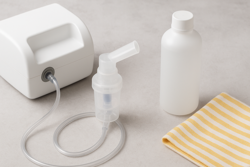how to clean nebulizer